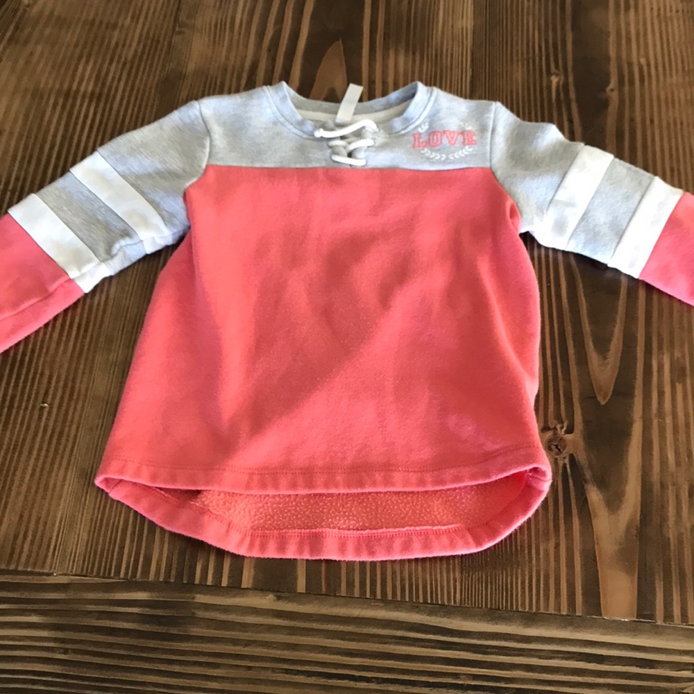 Cute pink and grey sweatshirt ‘Love’